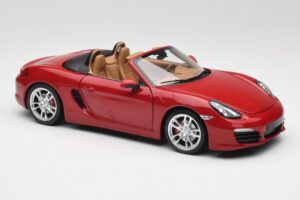 Porsche Boxster 981 S ガーズレッド Minichamps 1:18 110062031 メタル - 画像 6/8