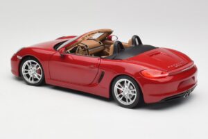 Porsche Boxster 981 S ガーズレッド Minichamps 1:18 110062031 メタル - 画像 7/8