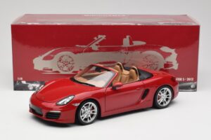 Porsche Boxster 981 S ガーズレッド Minichamps 1:18 110062031 メタル - 画像 8/8