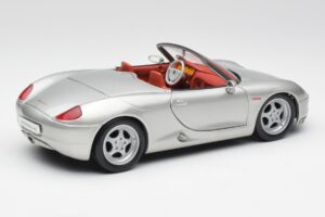 Porsche Boxster 986 シルバー Maisto 1:18 37800-M3 メタル - 画像 3/8