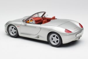 Porsche Boxster 986 シルバー Maisto 1:18 37800-M3 メタル - 画像 7/8