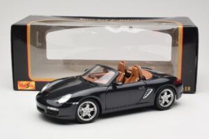 Porsche Boxster S 986 ブルー Maisto 1:18 31123 メタル - 画像 8/8