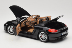 Porsche Boxster S 981 Basalt Black Minichamps 1:18 WAP0210160C メタル - 画像 5/8