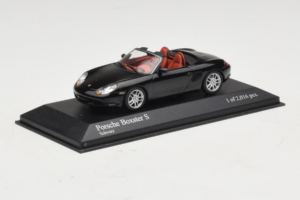 Porsche Boxster 986 S ブラック Minichamps 1:43 400062070 メタル - 画像 2/4