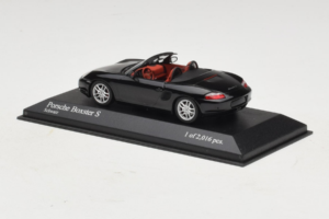 Porsche Boxster 986 S ブラック Minichamps 1:43 400062070 メタル - 画像 3/4