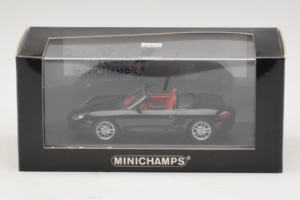 Porsche Boxster 986 S ブラック Minichamps 1:43 400062070 メタル - 画像 4/4