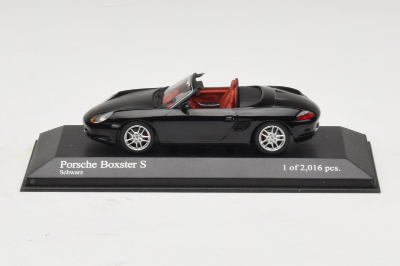 Porsche Boxster 986 S ブラック Minichamps 1:43 400062070 メタル