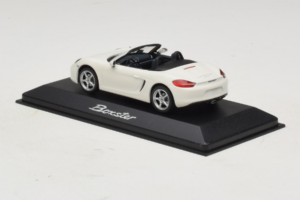 Porsche Boxster 981 ホワイト Minichamps 1:43 WAP0202000D メタル - 画像 3/5