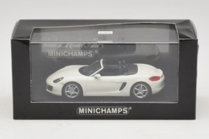 Porsche Boxster 981 ホワイト Minichamps 1:43 WAP0202000D-R1 メタル - 画像 4/4