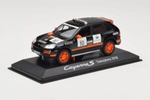 Porsche Cayenne 955 S Transsyberia #10 ブラック オレンジ 2008 Minichamps 1:43 WAP02001819 メタル - 画像 2/4