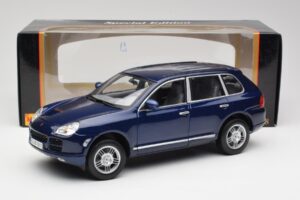 Porsche Cayenne S 9PA ダークシーブルーメタリック Maisto 1:18 31635 メタル - 画像 8/8