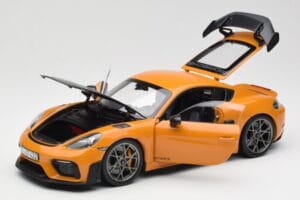 Porsche Cayman GT4 RS 982 Weissach Package Bahama Yellow Norev 1:18 187252 メタル - 画像 2/8