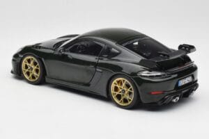 Porsche Cayman GT4 RS 982 Weissach Package Brewster Green Norev 1:18 187250 メタル - 画像 7/8