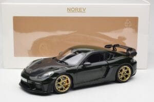 Porsche Cayman GT4 RS 982 Weissach Package Brewster Green Norev 1:18 187250 メタル - 画像 8/8