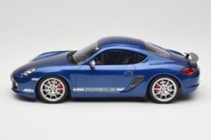 Porsche Cayman R 987.2 Aqua Blue Metallic GT Spirit 1:18 GT901 レジン - 画像 3/6