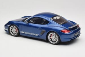 Porsche Cayman R 987.2 Aqua Blue Metallic GT Spirit 1:18 GT901 レジン - 画像 5/6