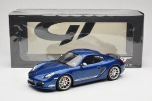 Porsche Cayman R 987.2 Aqua Blue Metallic GT Spirit 1:18 GT901 レジン - 画像 6/6