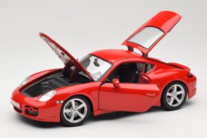Porsche Cayman S 987.2 レッド Maisto 1:18 31122 メタル - 画像 2/8