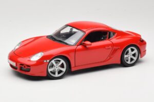 Porsche Cayman S 987.2 レッド Maisto 1:18 31122 メタル