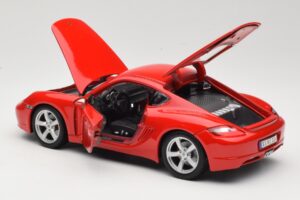 Porsche Cayman S 987.2 レッド Maisto 1:18 31122 メタル - 画像 5/8