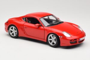 Porsche Cayman S 987.2 レッド Maisto 1:18 31122 メタル - 画像 6/8