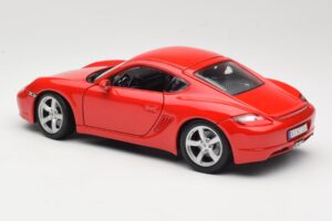 Porsche Cayman S 987.2 レッド Maisto 1:18 31122 メタル - 画像 7/8