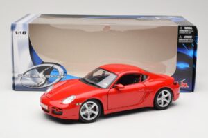 Porsche Cayman S 987.2 レッド Maisto 1:18 31122 メタル - 画像 8/8