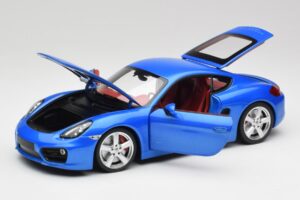 Porsche Cayman 981 S アクア ブルー メタリック Minichamps 1:18 110062221 メタル - 画像 2/8