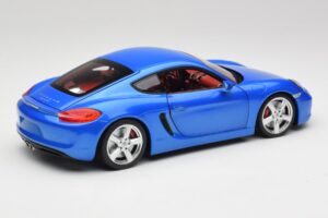 Porsche Cayman 981 S アクア ブルー メタリック Minichamps 1:18 110062221 メタル - 画像 3/8