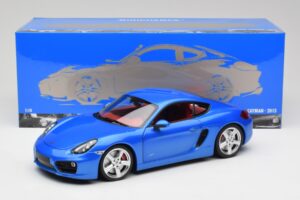Porsche Cayman 981 S アクア ブルー メタリック Minichamps 1:18 110062221 メタル - 画像 8/8