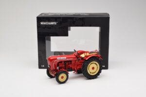 Porsche-Diesel Super トラクター Hofherr Schrantz レッド Minichamps 1:18 109183071 メタル - 画像 8/8
