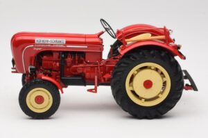 Porsche-Diesel Super トラクター Hofherr Schrantz レッド Minichamps 1:18 109183071 メタル - 画像 4/8