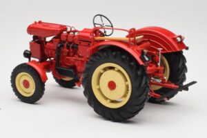 Porsche-Diesel Super トラクター Hofherr Schrantz レッド Minichamps 1:18 109183071 メタル - 画像 5/8