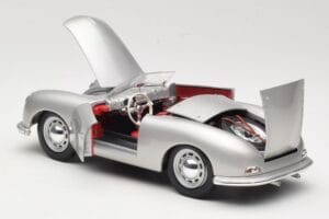 Porsche No. 1 Typ 356 Roadster シルバー Maisto 1:18 50324 メタル - 画像 5/8