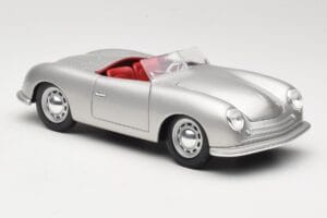 Porsche No. 1 Typ 356 Roadster シルバー Maisto 1:18 50324 メタル - 画像 6/8