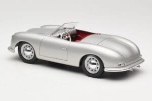Porsche No. 1 Typ 356 Roadster シルバー Maisto 1:18 50324 メタル - 画像 7/8