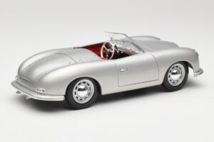 Porsche No. 1 356 Roadster フィッシュシルバー Maisto 1:18 31853 メタル - 画像 3/8