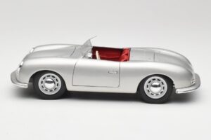 Porsche No. 1 356 Roadster フィッシュシルバー Maisto 1:18 31853 メタル - 画像 4/8