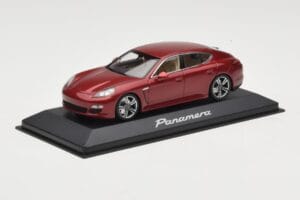 Porsche Panamera 970 Red Metallic Minichamps 1:43 WAP0200119 メタル - 画像 2/4