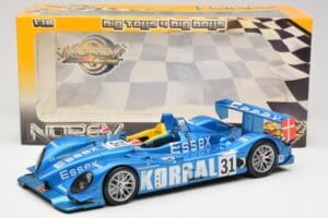 Porsche RS Spyder LMP2 #31 Team Essex C. Elgaard / J. Nielsen / K. Poulsen 24 Hours of Le Mans 2008 Norev 1:18 187519 メタル - 画像 6/6