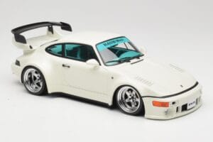 Porsche RWB 911 964 Flat Nose Grand Prix White GT Spirit 1:18 GT506 レジン - 画像 4/6