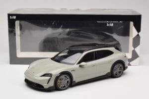 Porsche Taycan Cross Turismo Turbo S Chalk Grey Minichamps 1:18 155069302 メタル - 画像 6/6