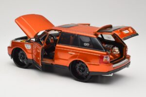 Range Rover Sport L320 オレンジ Maisto 1:18 31081 メタル - 画像 5/8