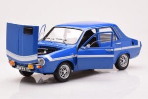 Renault 12 Gordini バンパーなし Bleu de France Norev 1:18 185248 メタル - 画像 2/8