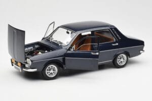 Renault 12 TS ダークブルー Norev 1:18 185214 メタル - 画像 2/8