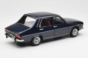 Renault 12 TS ダークブルー Norev 1:18 185214 メタル - 画像 3/8