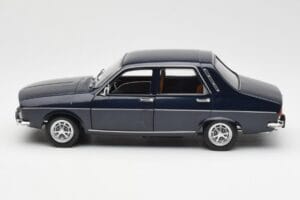 Renault 12 TS ダークブルー Norev 1:18 185214 メタル - 画像 4/8