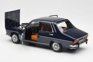 Renault 12 TS ダークブルー Norev 1:18 185214 メタル - 画像 5/8