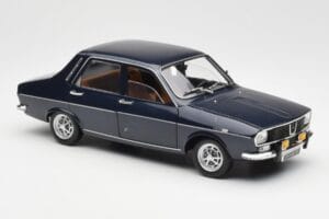Renault 12 TS ダークブルー Norev 1:18 185214 メタル - 画像 6/8