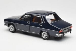 Renault 12 TS ダークブルー Norev 1:18 185214 メタル - 画像 7/8